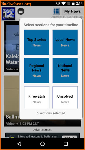 KDRV NewsWatch 12 screenshot
