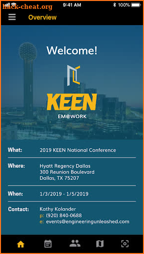KEEN Conference screenshot
