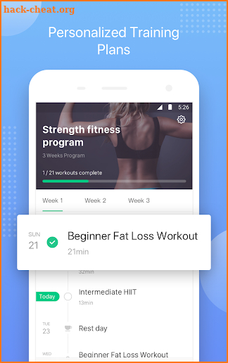 Keep Trainer - Workout Trainer & Fitness Coach screenshot