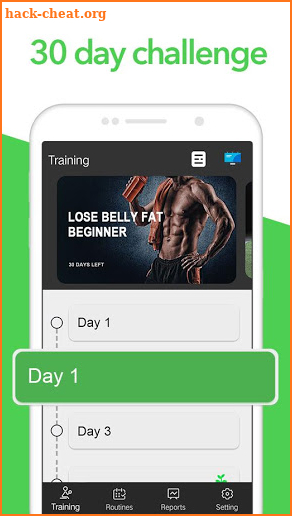 Keep Workout--30 days Abs workout screenshot