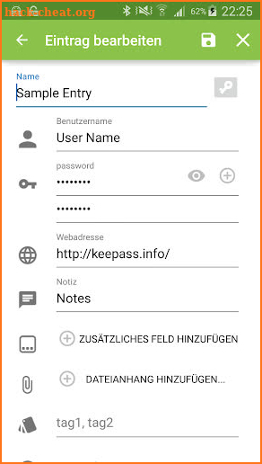 Keepass2Android Password Safe screenshot