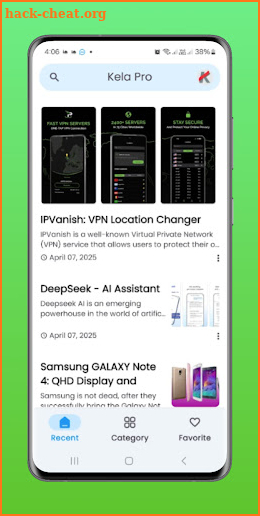 Kela Pro screenshot