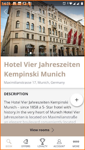 Kempinski Hotels screenshot