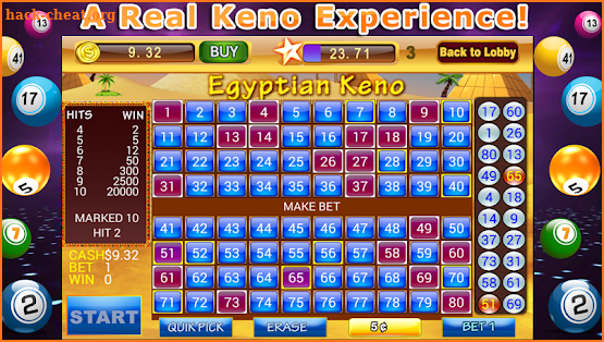 Keno Blitz– Video Casino Pro screenshot