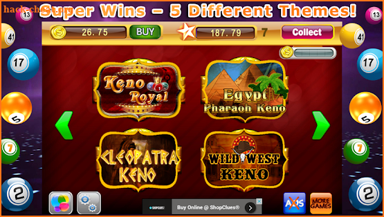 Keno Blitz– Video Casino Pro screenshot