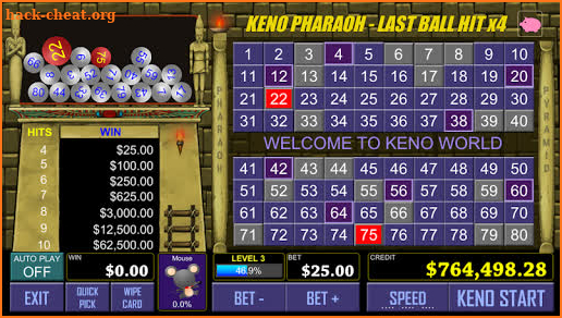 Keno Bonus screenshot