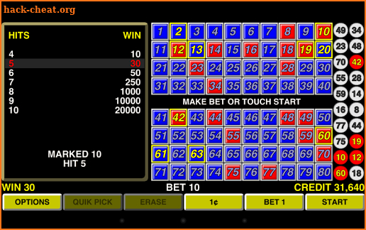 Keno Bonus Las Vegas Casino screenshot