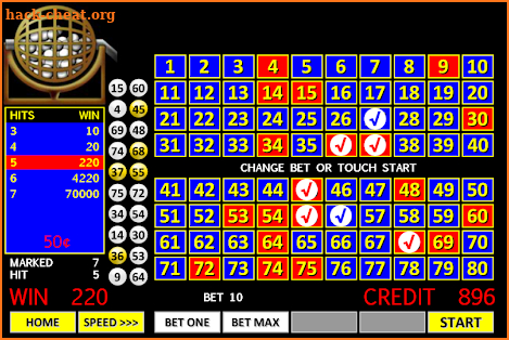 Keno Casino screenshot