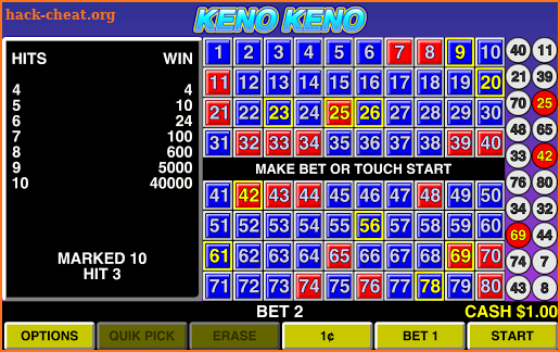 Keno Keno Las Vegas Casino screenshot