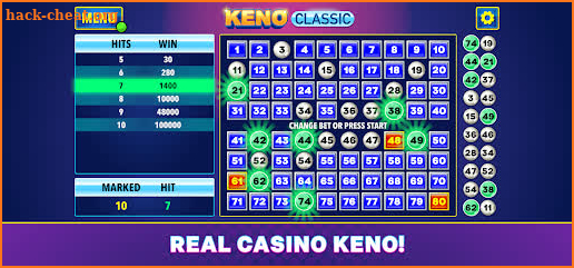 Keno Vegas screenshot