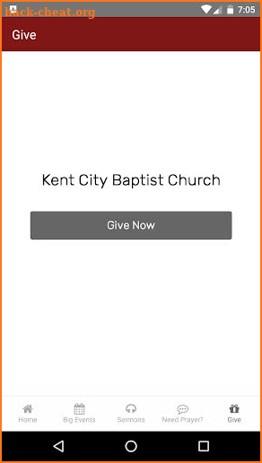 Kent City Baptist Church screenshot