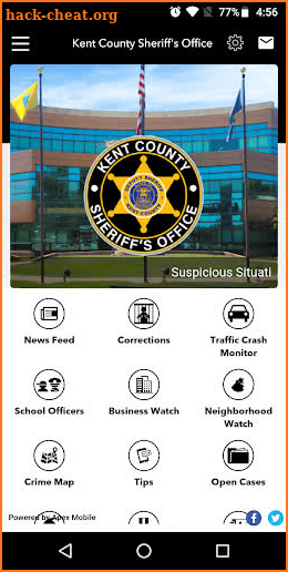 Kent County Sheriff's Office screenshot