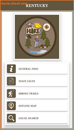 Kentucky Hiking Trails screenshot