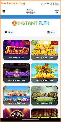 Kentucky Lottery Official App screenshot