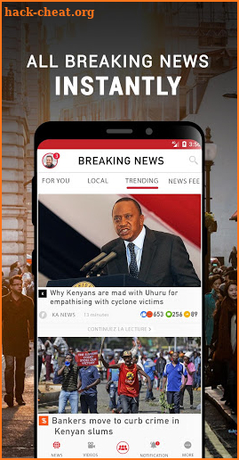 Kenya Breaking News screenshot