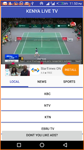 Kenya Channels Tv Live screenshot