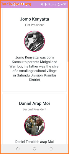 Kenyan presidential achievement screenshot