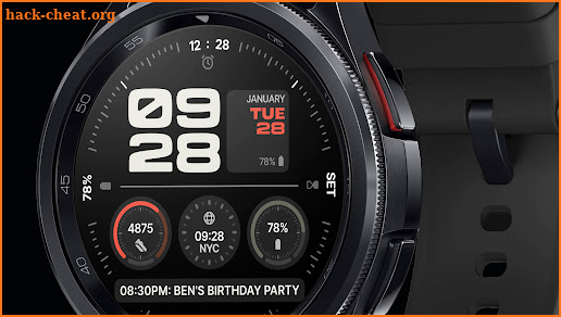 Kepler Digital Watch Face screenshot