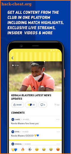 Kerala Blasters FC screenshot