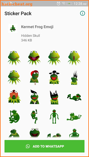 Kermit  Frog Stickers for Whatsapp screenshot