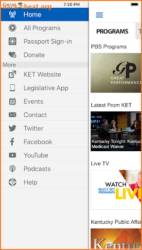 KET – Videos & Schedules screenshot