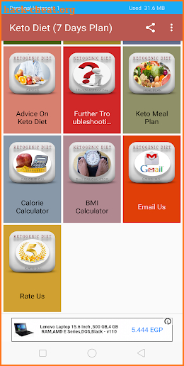 Keto Diet (7 Days Plan) screenshot
