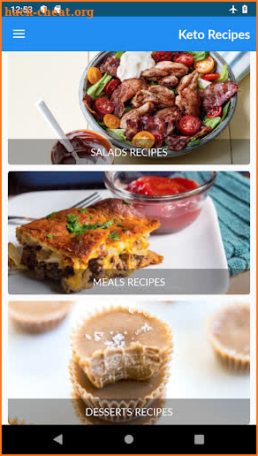 Keto Diet Cookbook - Ketogenic Recipes and Guide screenshot