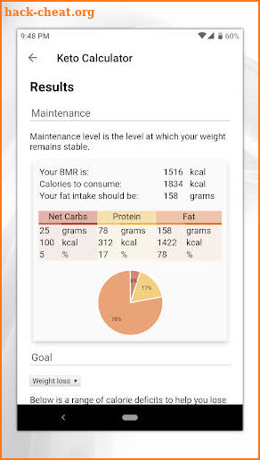 Keto Diet: Keto Recipes & Keto Calculator screenshot