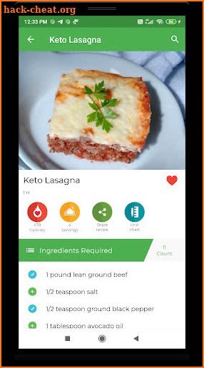 Keto Diet : Low Carb Recipes for Weight Loss screenshot