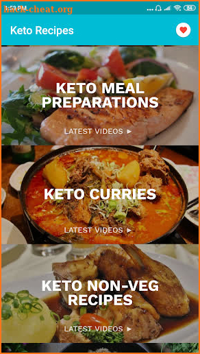 Keto recipes: Lite and easy Keto diet app screenshot
