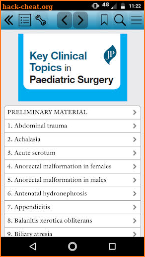 Key Clinical Topics in Paediatric Surgery screenshot