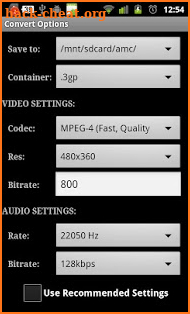 Key for Video Converter screenshot
