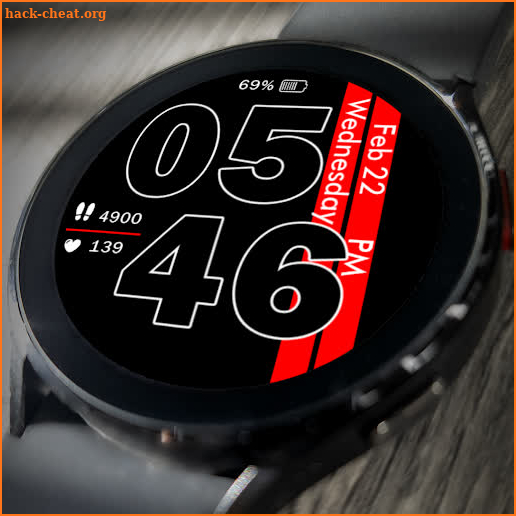 Key WF028 Digital Watch Face screenshot