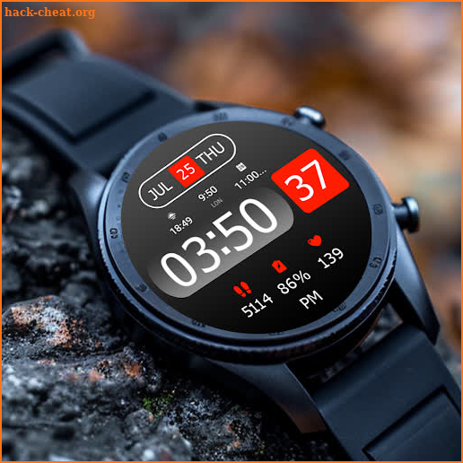 Key WF30 Digital Watch Face screenshot