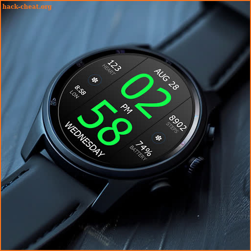 Key WF33 Digital Watch Face screenshot