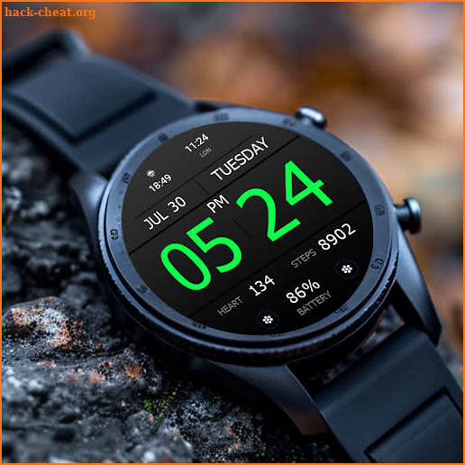 Key WF34 Digital Watch Face screenshot