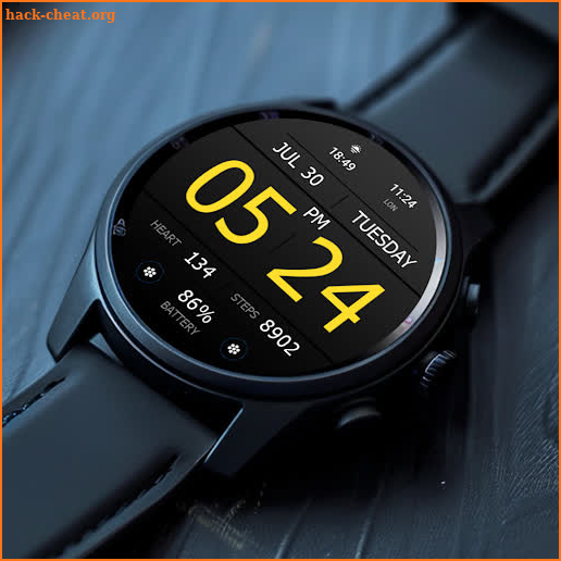 Key WF34 Digital Watch Face screenshot