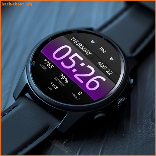 Key WF40 Digital Watch Face screenshot