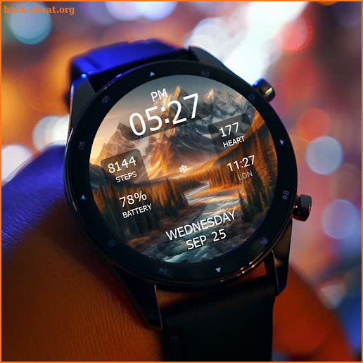 Key WF42 Mountain Watch Face screenshot