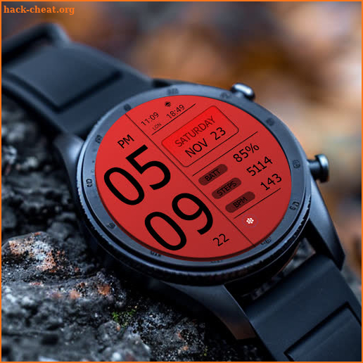 Key WF49 Digital Watch Face screenshot