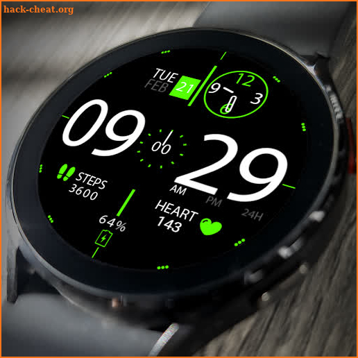 Key026 Hybrid Watch Face screenshot