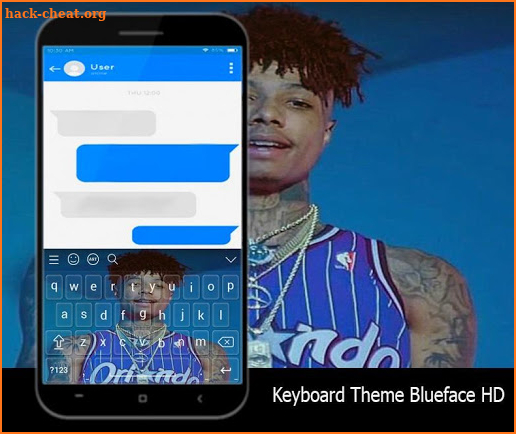 Keyboard Blueface Art [HD] screenshot