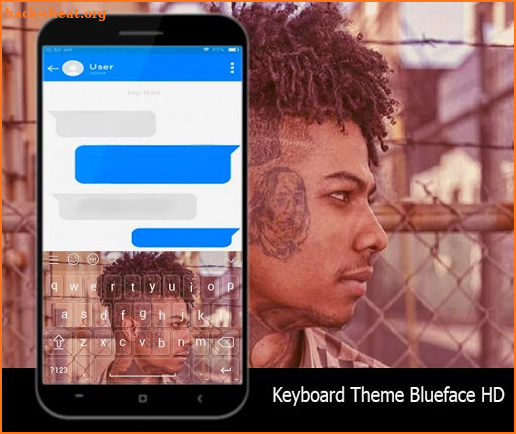 Keyboard Blueface Art [HD] screenshot