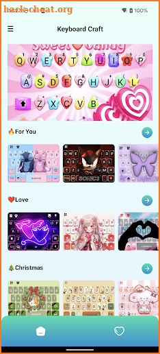 Keyboard Craft:Sweet Themes screenshot
