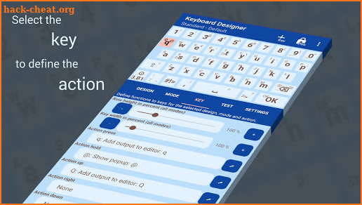 Keyboard Designer: Create and design keyboards screenshot