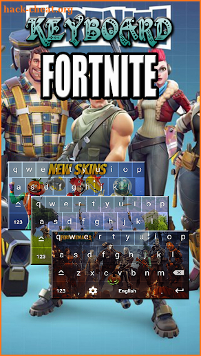 Keyboard For Fortnite Battle screenshot