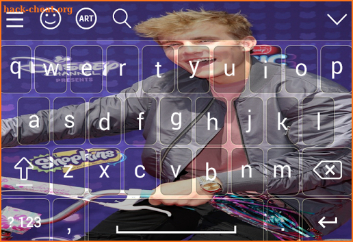 Keyboard for jake \paul screenshot