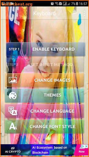 keyboard for Jojo Siwa 2018 screenshot