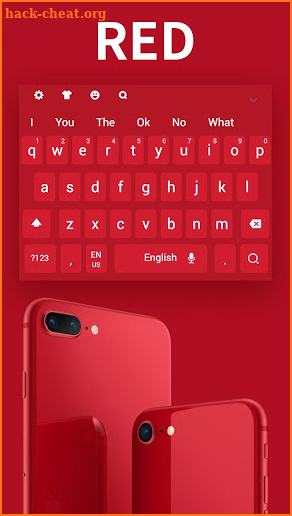 Keyboard For Phone 8 Red Edition screenshot