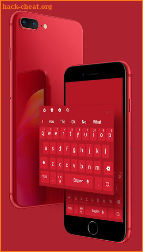 Keyboard For Phone 8 Red Edition screenshot